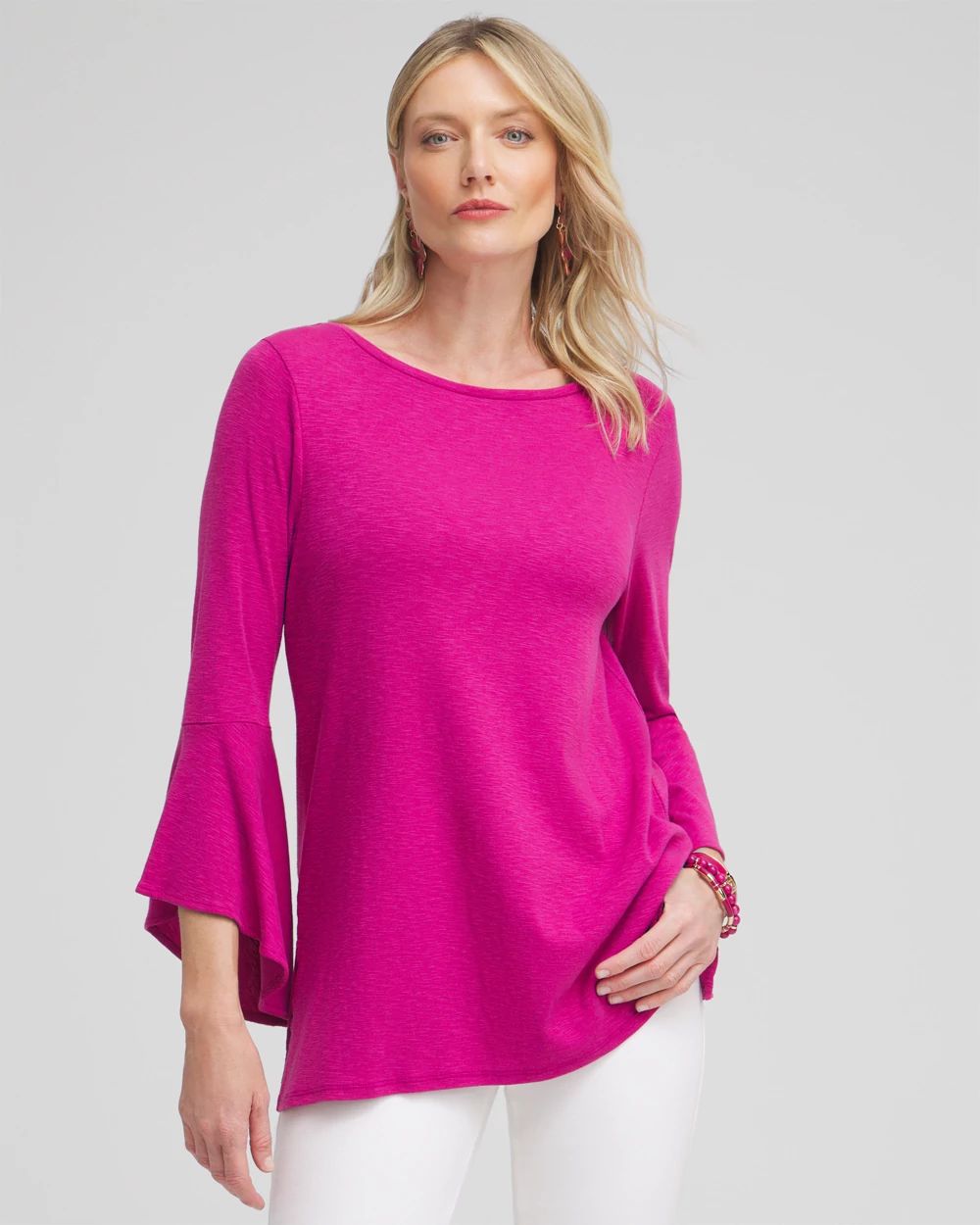 世界の Flare Chico's | Tunic Sleeve トップス